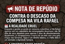 30 dias de seca para 2 de água”: Moradores da Vila Rafael emitem Nota de Repúdio contra a Compesa em Caruaru