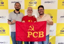 Ivan Moraes recebe apoio do PCB para disputar o governo de Pernambuco